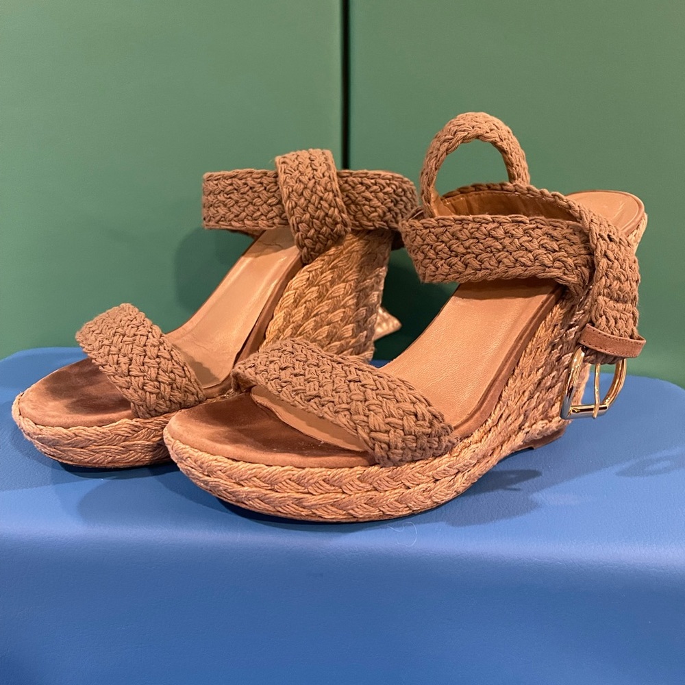 Stuart Weitzman Espadrille Wedges